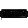 B-2075-Modern-Black-Lacquered-Sideboard-Faux-Parchment-Fronts-002