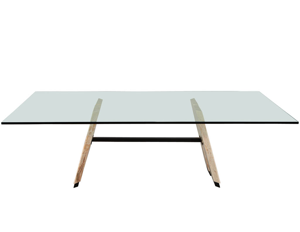 DS-5171-Custom-Cantilever-Stone-Glass-Top-Dining-Table-003