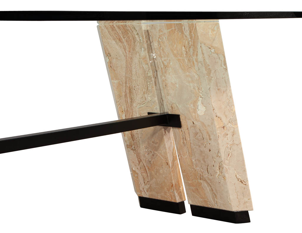 DS-5171-Custom-Cantilever-Stone-Glass-Top-Dining-Table-009