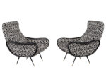 LR-3330-Pair-Zanuso-Style-Lounge-Chairs-Black-White-002