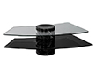 Vintage Italian Mid-Century Modern Stone and Glass Cocktail Coffee Table