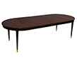 Flamed Mahogany Dining Table Hepplewhite Inspired