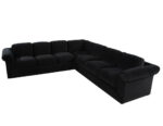 LR-3354-Vintage-Thayer-Coggin-Directional-Black-Velvet-Sectional-Sofa-003