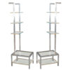 C-3101-Pair-Modern-Stainless-Steel-Brass-Bookshelves-Wall-Units-001