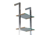 C-3101-Pair-Modern-Stainless-Steel-Brass-Bookshelves-Wall-Units-0012