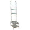 C-3101-Pair-Modern-Stainless-Steel-Brass-Bookshelves-Wall-Units-005
