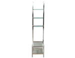 C-3101-Pair-Modern-Stainless-Steel-Brass-Bookshelves-Wall-Units-006