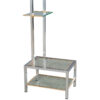 C-3101-Pair-Modern-Stainless-Steel-Brass-Bookshelves-Wall-Units-009