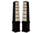 C-3104-Pair-Abstract-Obelisk-Bookshelves-Cabinets-Baker-Furniture-001