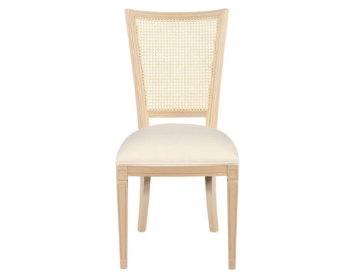 Custom Louis Pava Cane Back Dining Chair