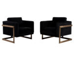 LR-3373-Pair-Custom-Black-Velvet-Brass-Modern-Club-Chairs-001