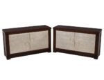 Elegant Weisweiler chests crafted for high-end storage with a unique design, perfect for any luxury home.