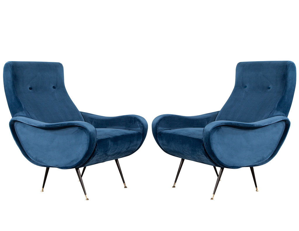 LR-3382-Pair-Vintage-Blue-Velvet-Italian-Modern-Lounge-Chairs-Zanuso-Style-001