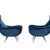 LR-3382-Pair-Vintage-Blue-Velvet-Italian-Modern-Lounge-Chairs-Zanuso-Style-004
