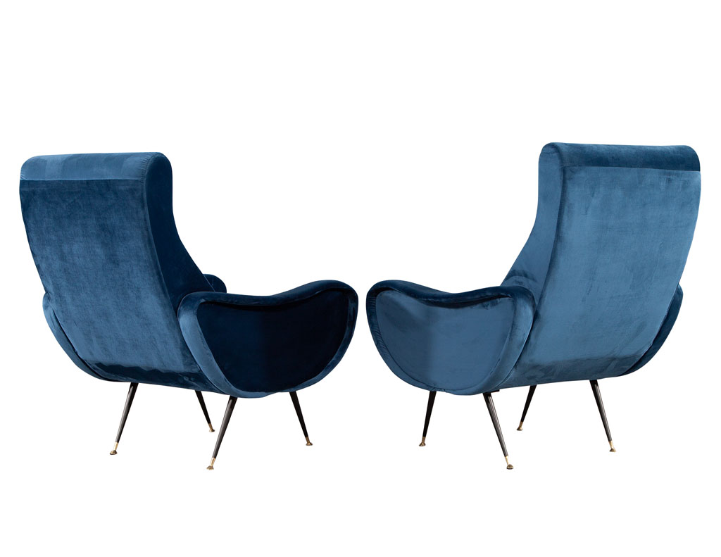 LR-3382-Pair-Vintage-Blue-Velvet-Italian-Modern-Lounge-Chairs-Zanuso-Style-006