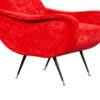 LR-3383-Pair-Vintage-Red-Velvet-Italian-Modern-Lounge-Chairs-Zanuso-Style-0011
