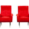 LR-3383-Pair-Vintage-Red-Velvet-Italian-Modern-Lounge-Chairs-Zanuso-Style-007