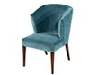 Set of 10 Custom Monica Dining Chairs in Designer Velvet