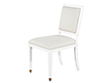 Set of 10 Louis XVI Style Cream Dining Chairs