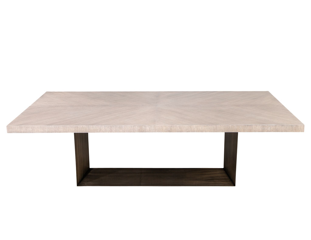 DS-5196-Custom-Modern-Oak-Dining-Table-Brass-Pedestal-004