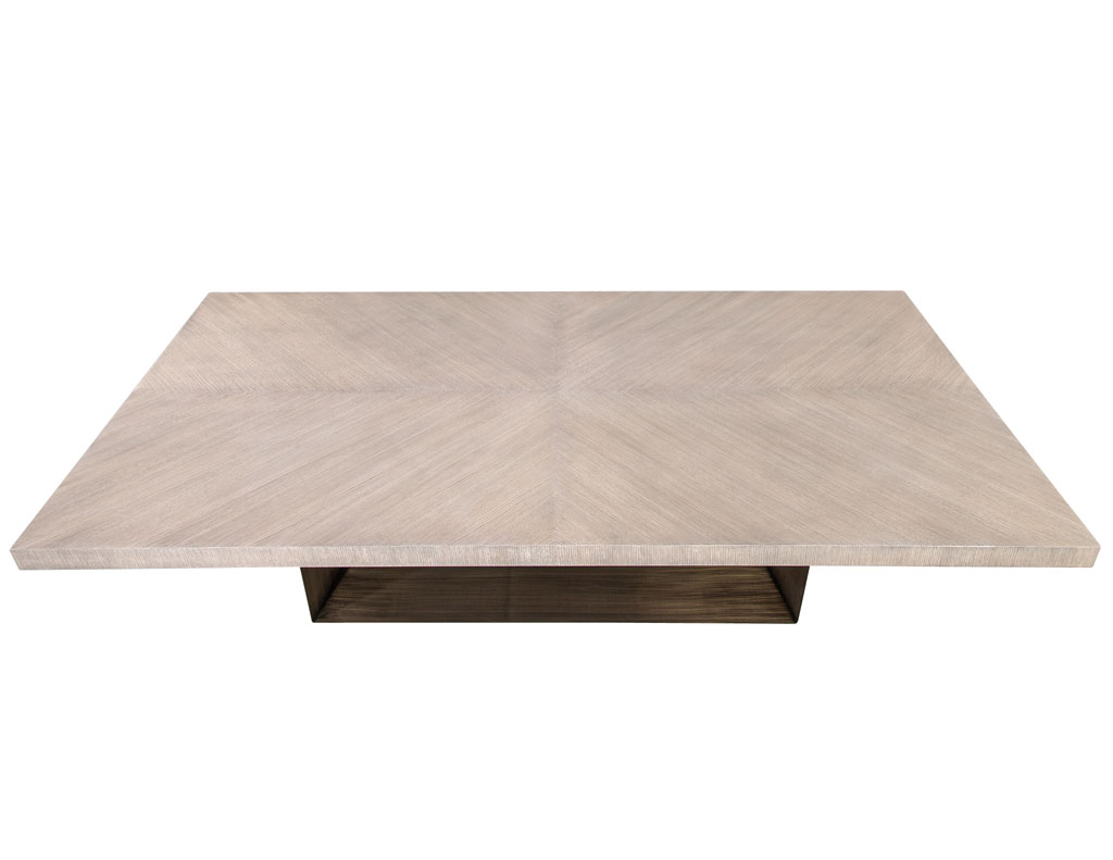 DS-5196-Custom-Modern-Oak-Dining-Table-Brass-Pedestal-006