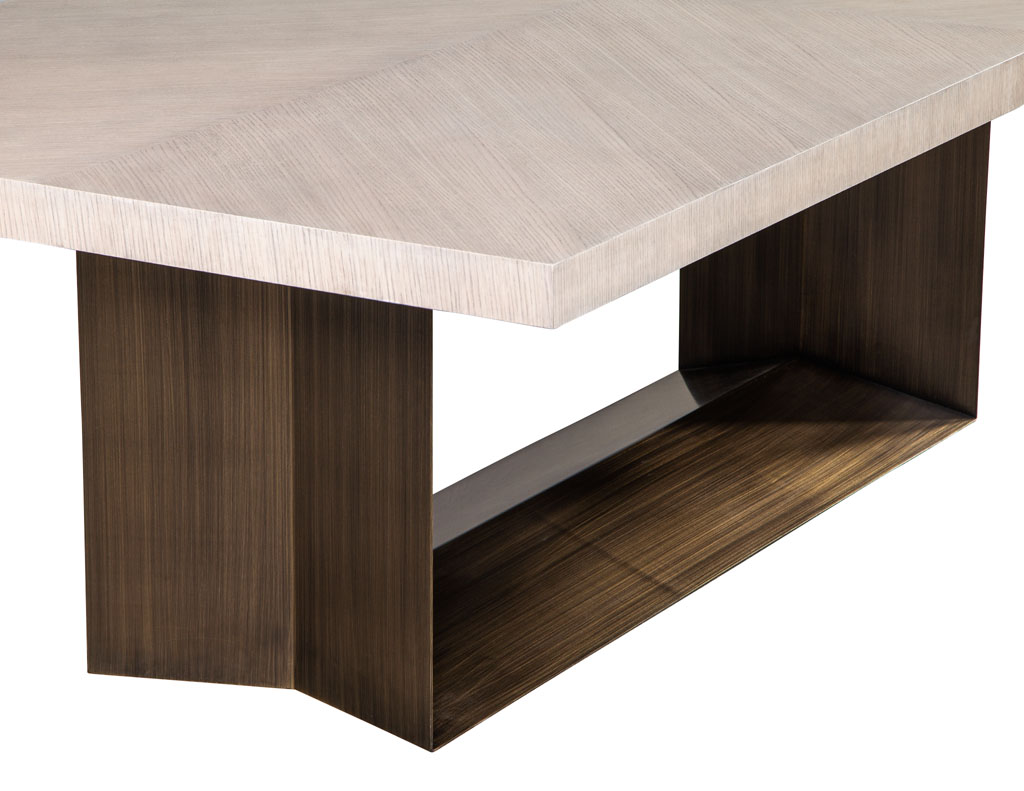 DS-5196-Custom-Modern-Oak-Dining-Table-Brass-Pedestal-009