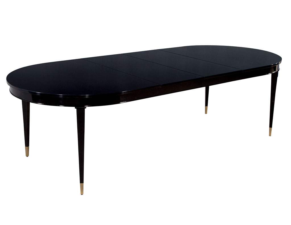 Black lacquer online dining table