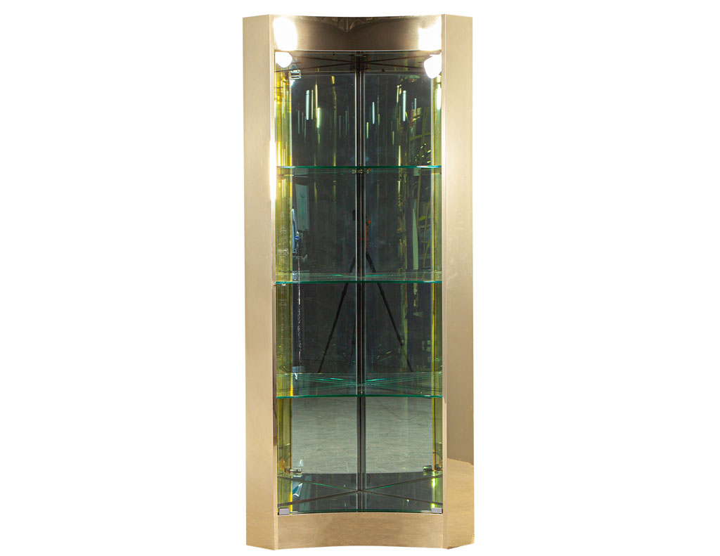 C-3105-Mid-Century-Modern-Brass-Glass-Corner-Display-Cabinet-001