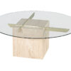CE-3399-Round-Glass-Travertine-Cocktail-Table-002