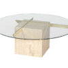 CE-3399-Round-Glass-Travertine-Cocktail-Table-003