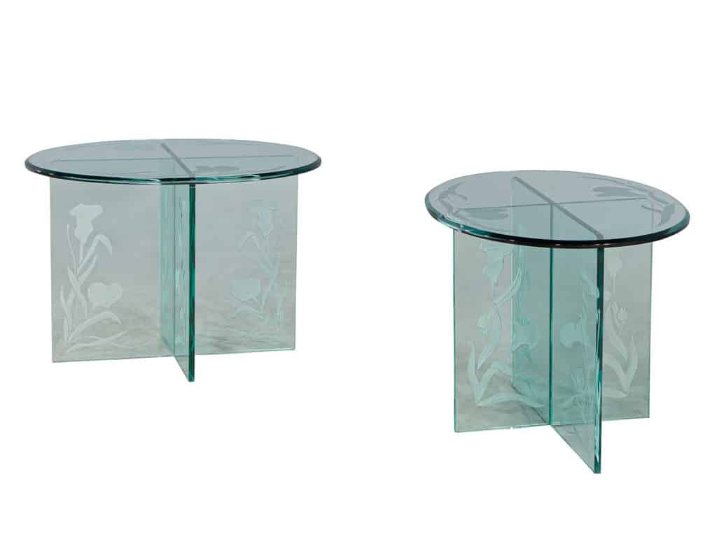 CE-3404-Pair-Vintage-Floral-Etched-Glass-Side-Tables-003