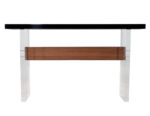 CE-3411-Custom-Modern-Acrylic-Walnut-Console-Table-007
