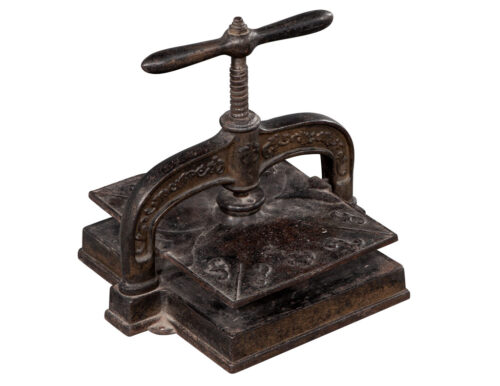 19th Century Cast Iron Book Press