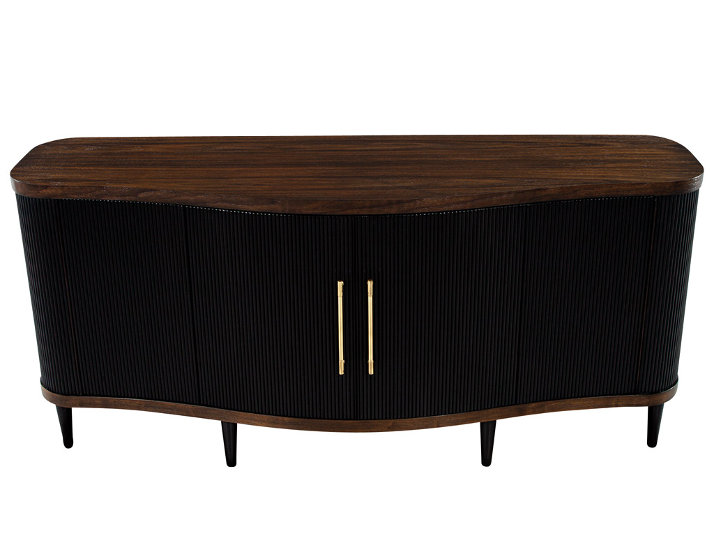 B-2067-Modern-Walnut-Fluted-Tambour-Front-Sideboard-Credenza-002