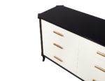 B-2087-Polished-2-Tone-Sideboard-Baker-Furniture-Facet-Cabinet-0012
