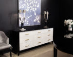B-2087-Polished-2-Tone-Sideboard-Baker-Furniture-Facet-Cabinet-0018