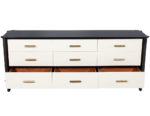 B-2087-Polished-2-Tone-Sideboard-Baker-Furniture-Facet-Cabinet-003