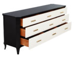 B-2087-Polished-2-Tone-Sideboard-Baker-Furniture-Facet-Cabinet-006