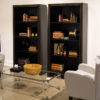 C-3111-Pair-Modern-Walnut-Bookcases-Cabinets-0012