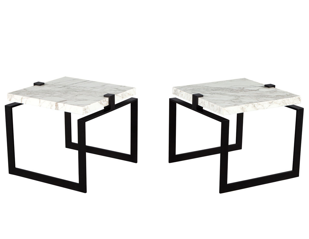 CE-3428-Pair-Modern-Marble-Metal-End-Tables-002