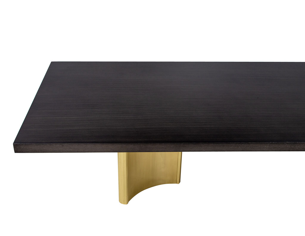 DS-5207-Custom-Modern-Oak-Dining-Table-Brass-Pedestals-004