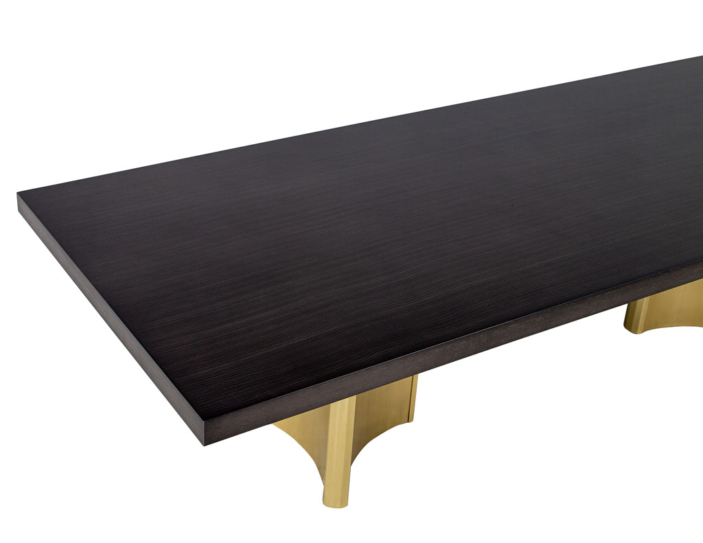 DS-5207-Custom-Modern-Oak-Dining-Table-Brass-Pedestals-005