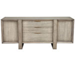 Contemporary washed sideboard console that is perfect for stylish storage with a soft, neutral finish.