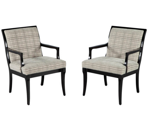 Pair of Mid-Century Modern Accent Arm Chairs
