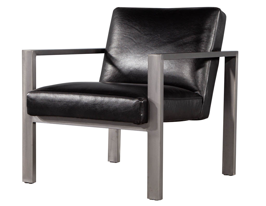 LR-3408-Pair-Mid-Century-Modern-Black-Leather-Metal-Lounge-Chairs-0015