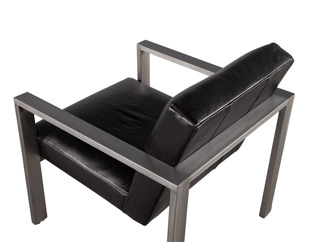 LR-3408-Pair-Mid-Century-Modern-Black-Leather-Metal-Lounge-Chairs-0020