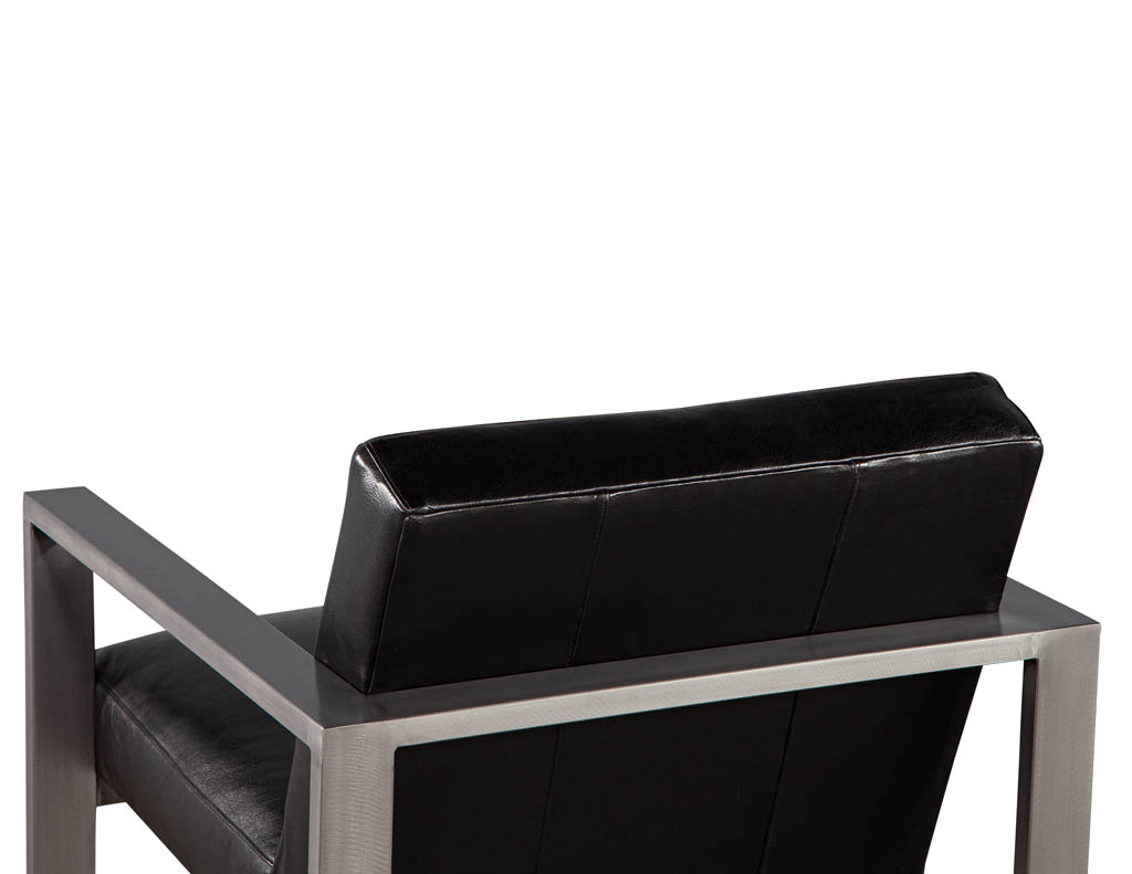 LR-3408-Pair-Mid-Century-Modern-Black-Leather-Metal-Lounge-Chairs-0021