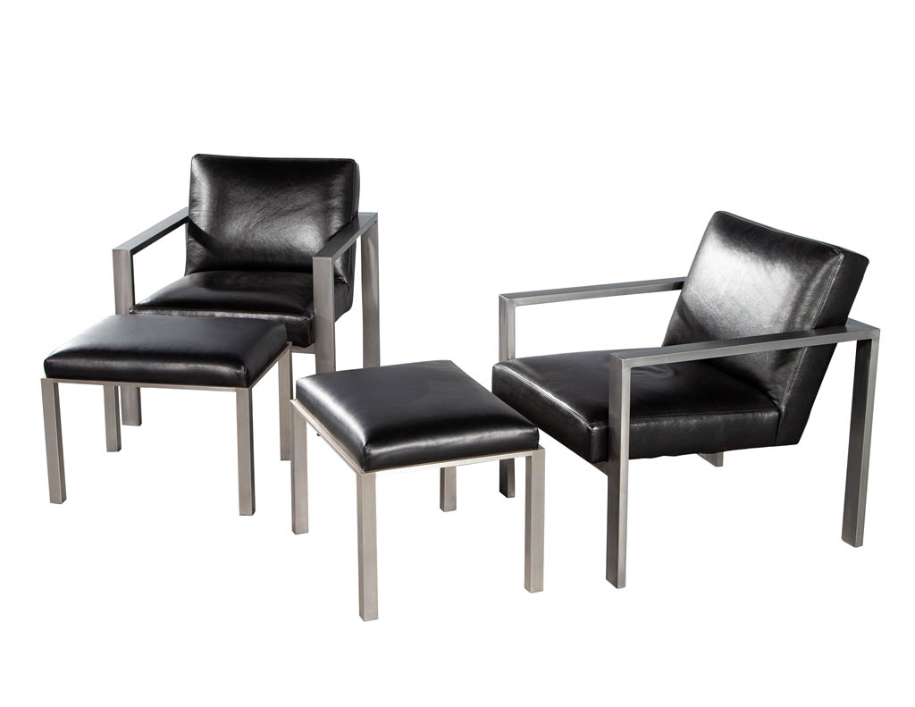 LR-3408-Pair-Mid-Century-Modern-Black-Leather-Metal-Lounge-Chairs-003