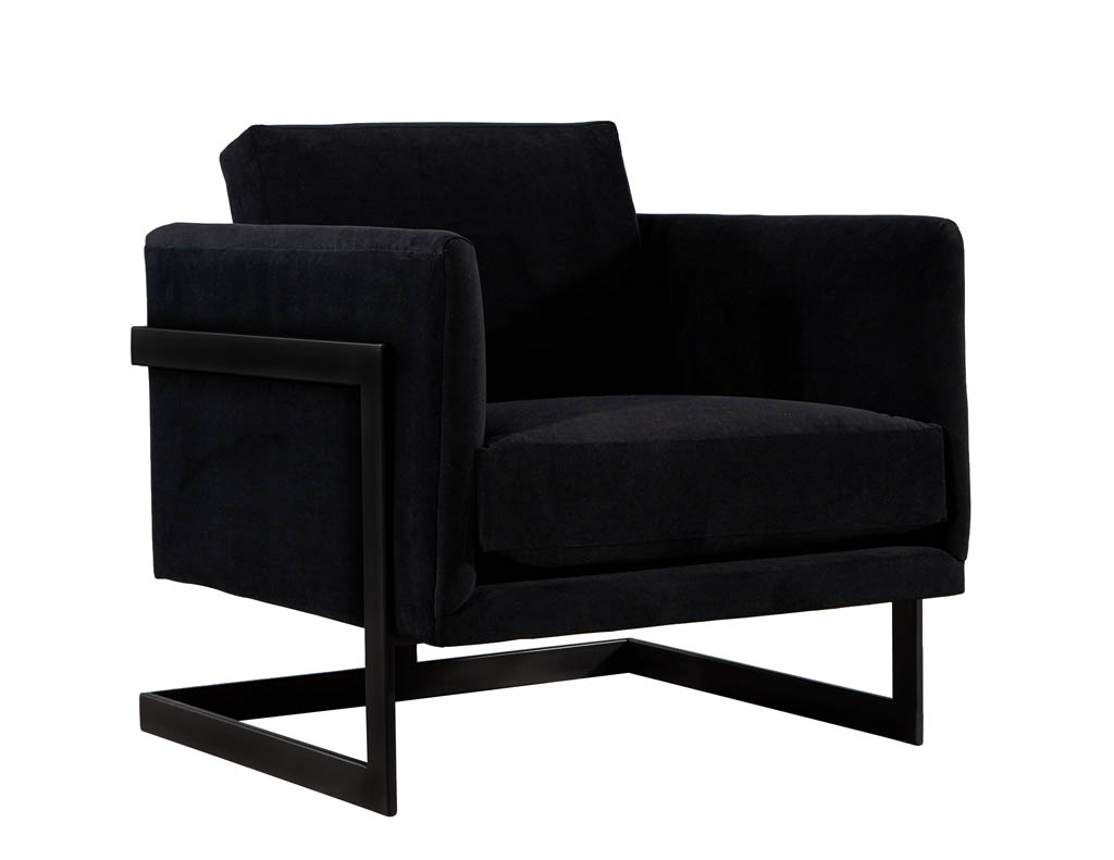 LR-3430-Pair-Custom-Black-Velvet-Lounge-Chairs-Black-Metal-0011
