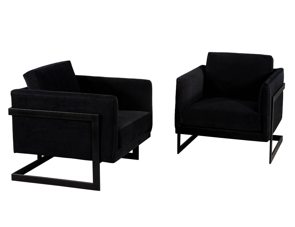 LR-3430-Pair-Custom-Black-Velvet-Lounge-Chairs-Black-Metal-002